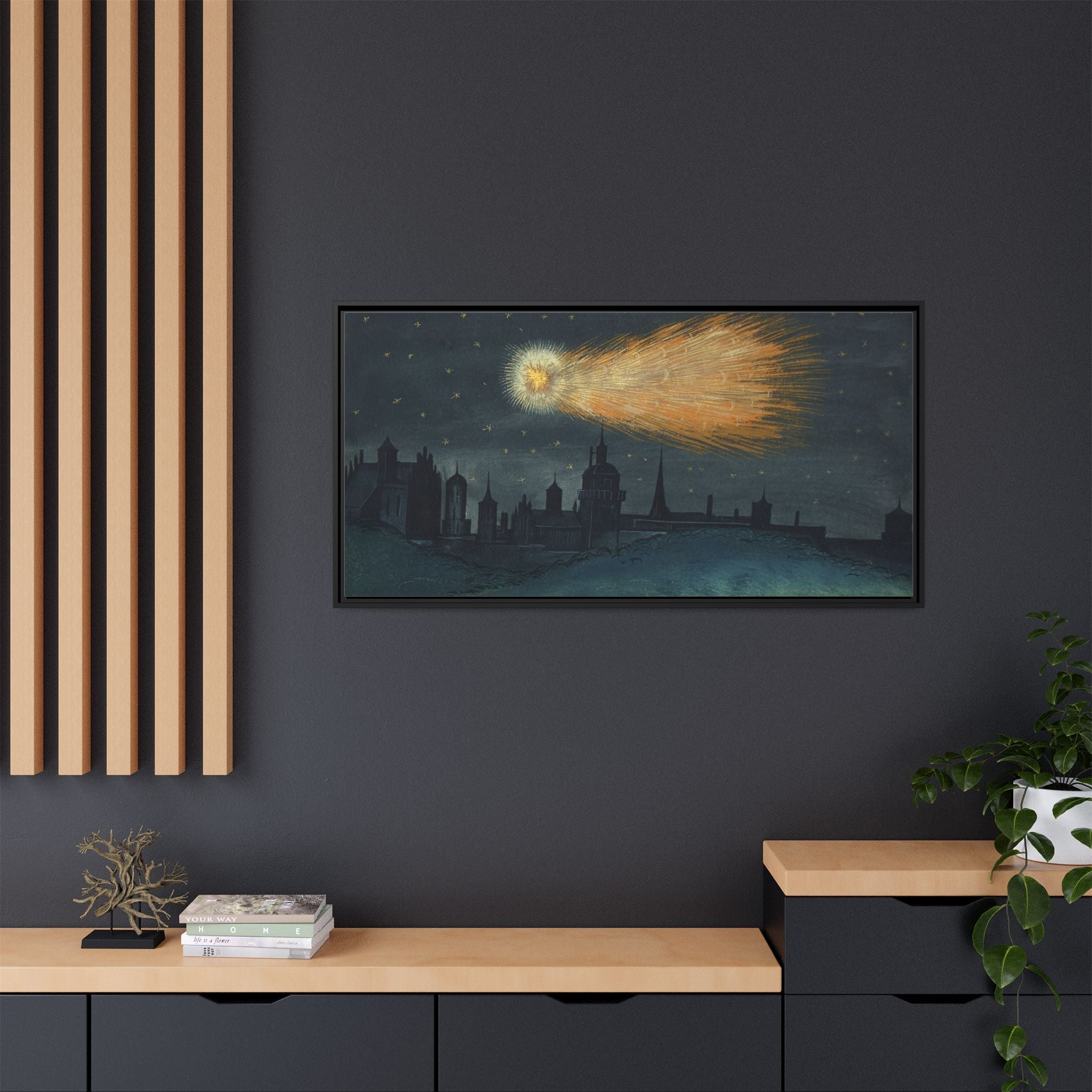 Comet Over Germany 1401AD
