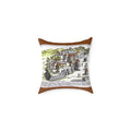 Capitoline Hill & Roman Forum, Ancient Rome Map Pillow | Ancient Rome Throw Pillow
