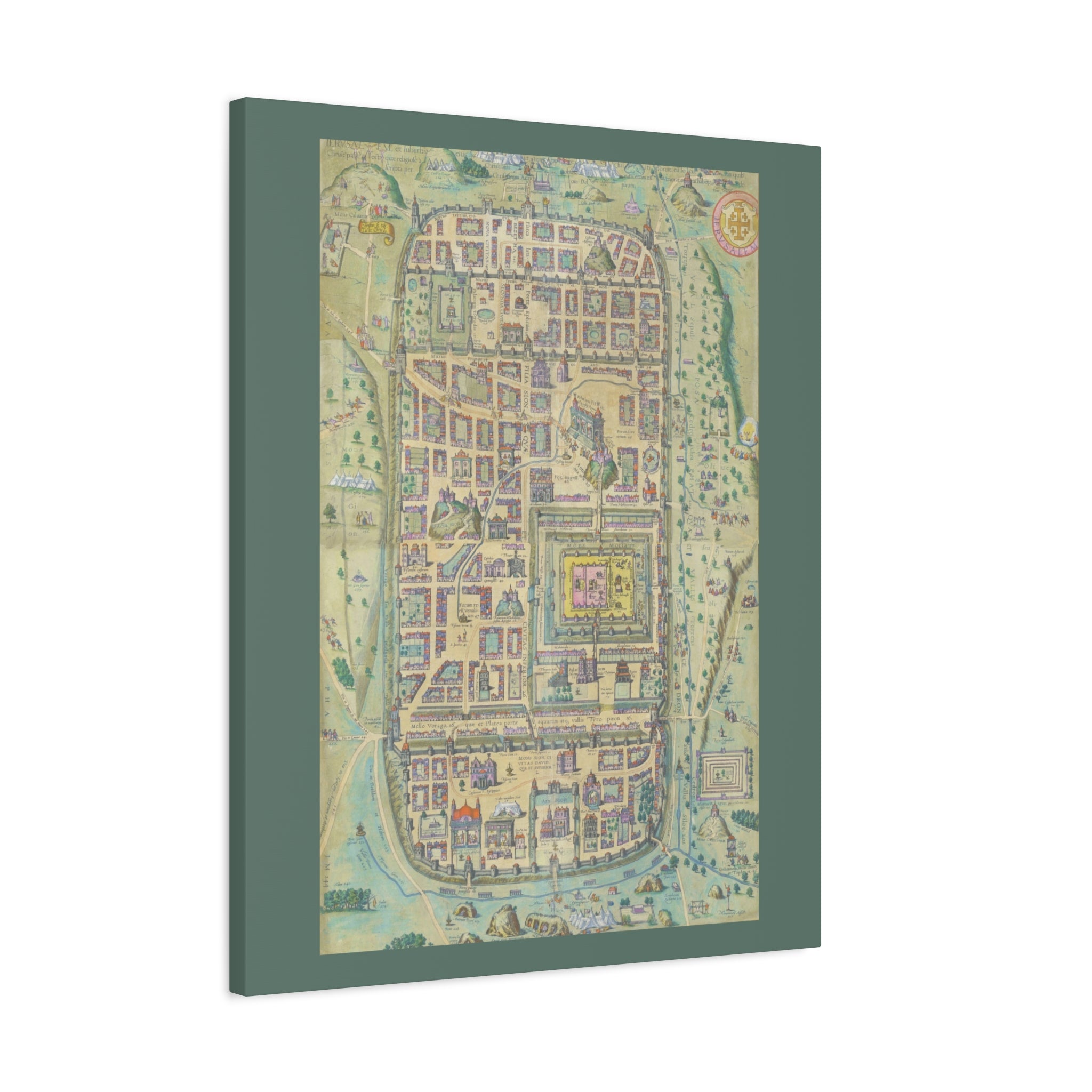 Jerusalem in the Time of Christ Canvas Print