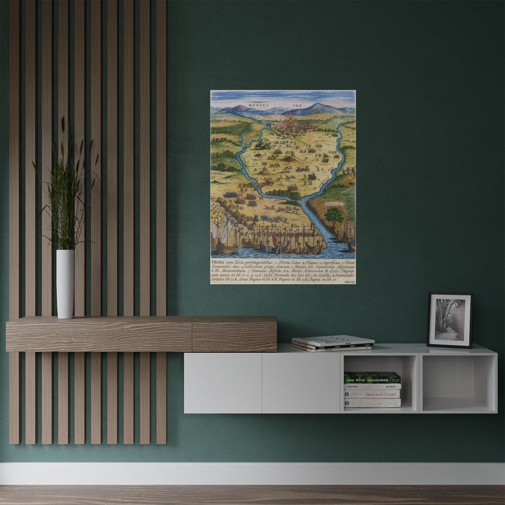 Ancient City of Troy Satin Posters (300gsm)