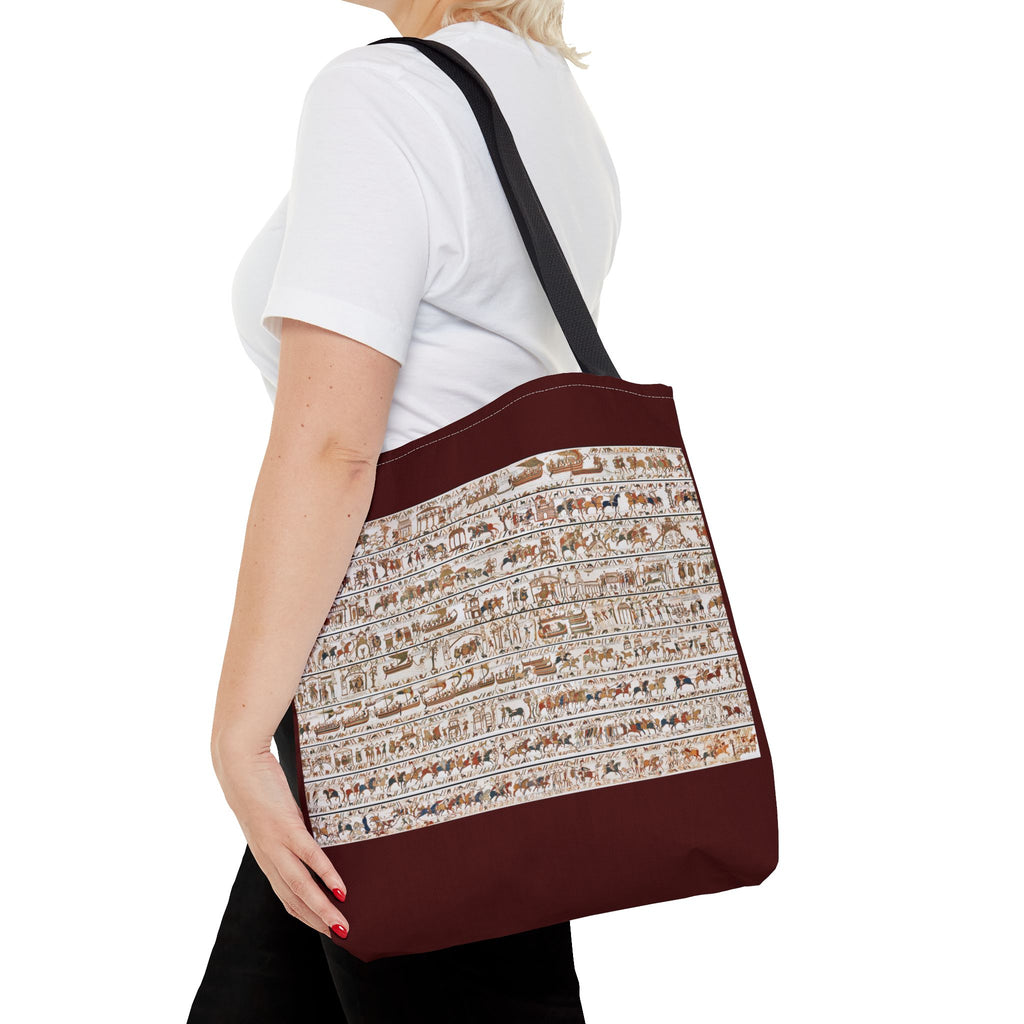Bayeux Tapestry in One Image Tote Bag | Medieval History Illustration