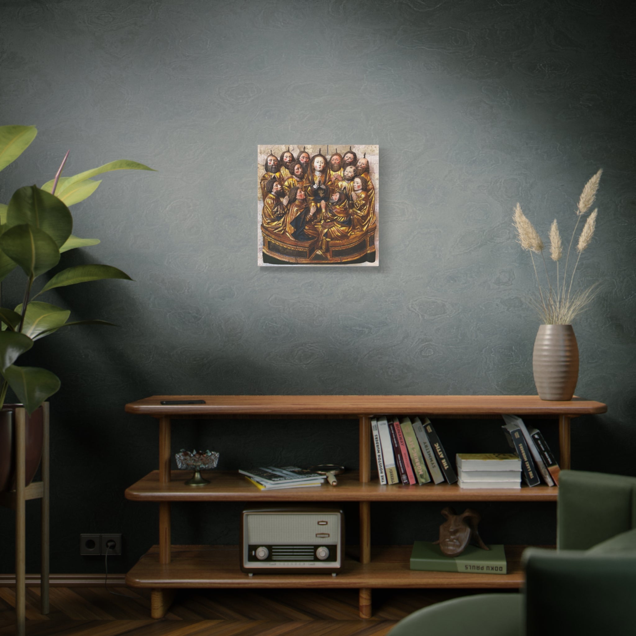 Medieval Pentecost Art Matte Canvas