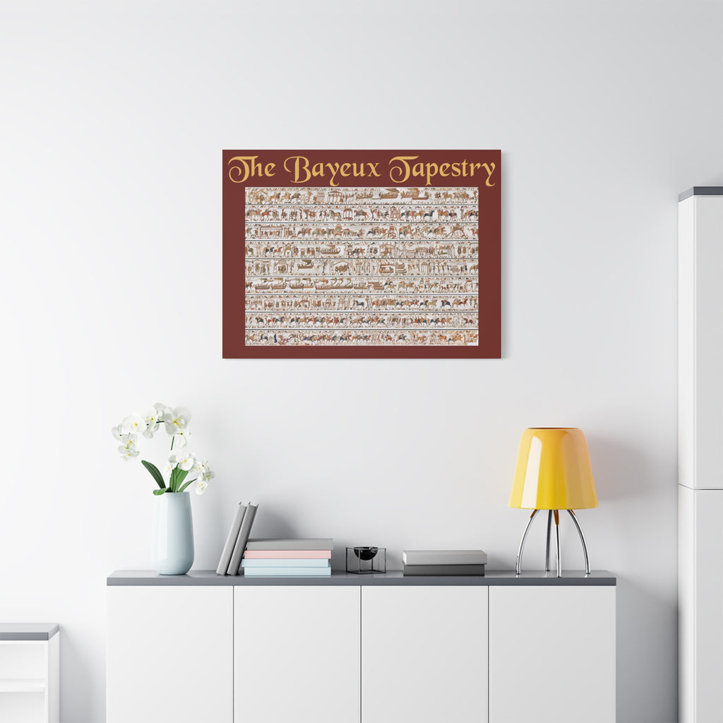 Entire Bayeux Tapestry Image Matte Canvas