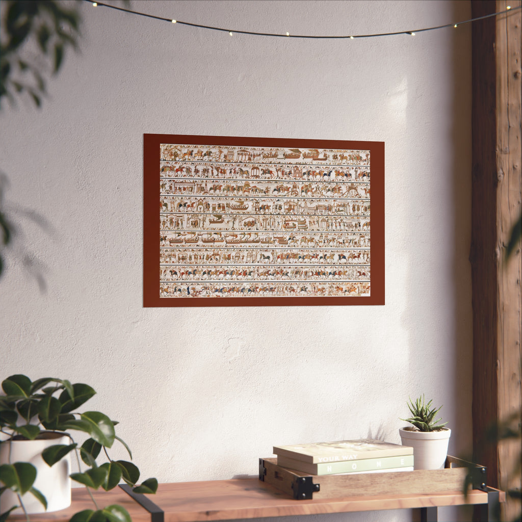 The Bayeux Tapestry in One Image Fine Art Print | The Norman Conquest Image