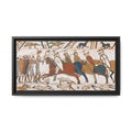 Bayeux Tapestry Battle of Hastings Framed Canvas