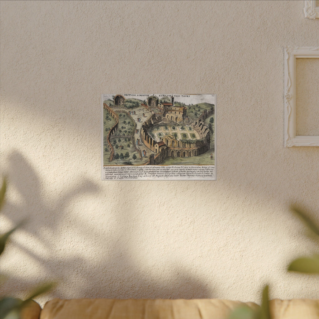 Amphitheatrum Castrense in Rome Canvas Art Print