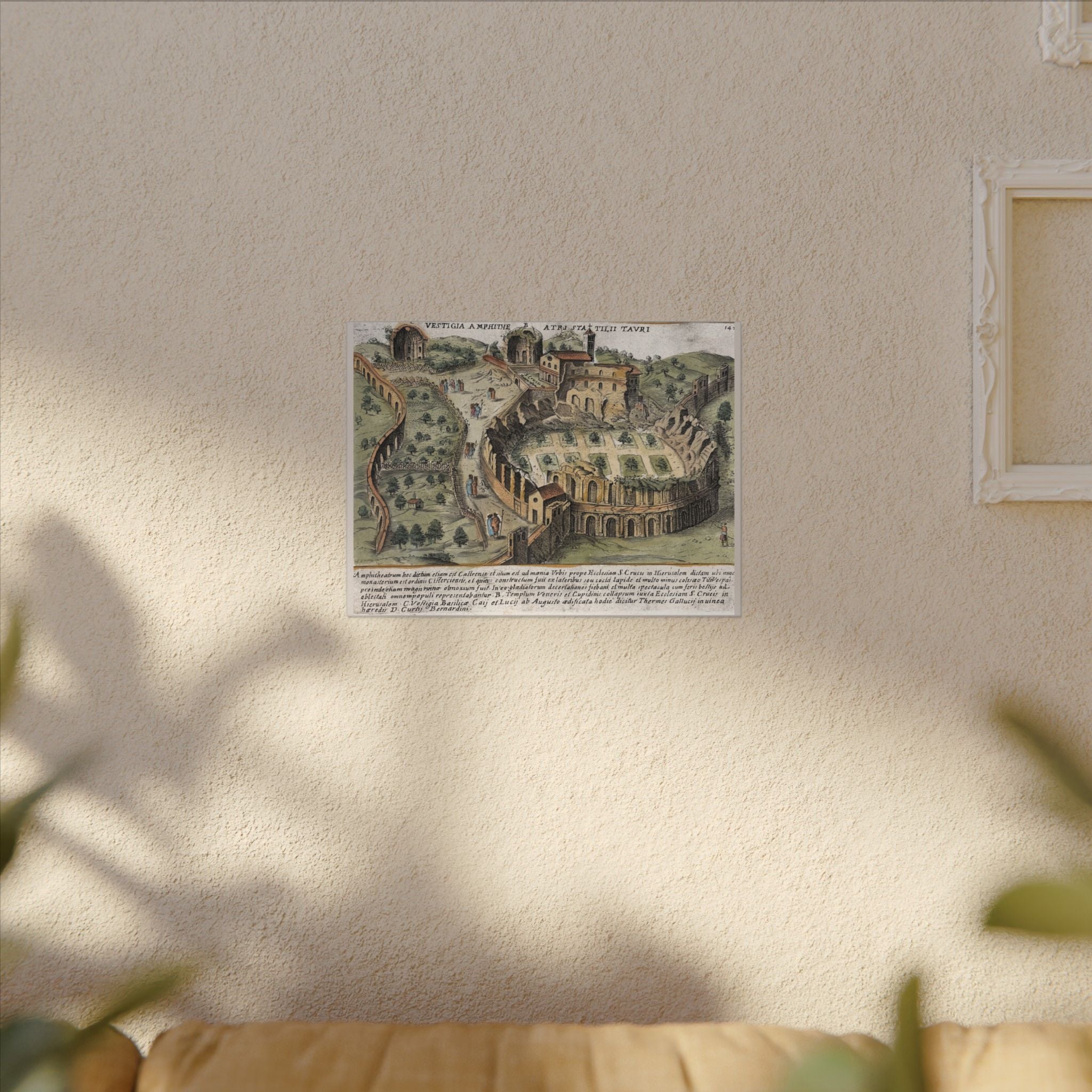 Amphitheatrum Castrense in Rome Canvas Art Print