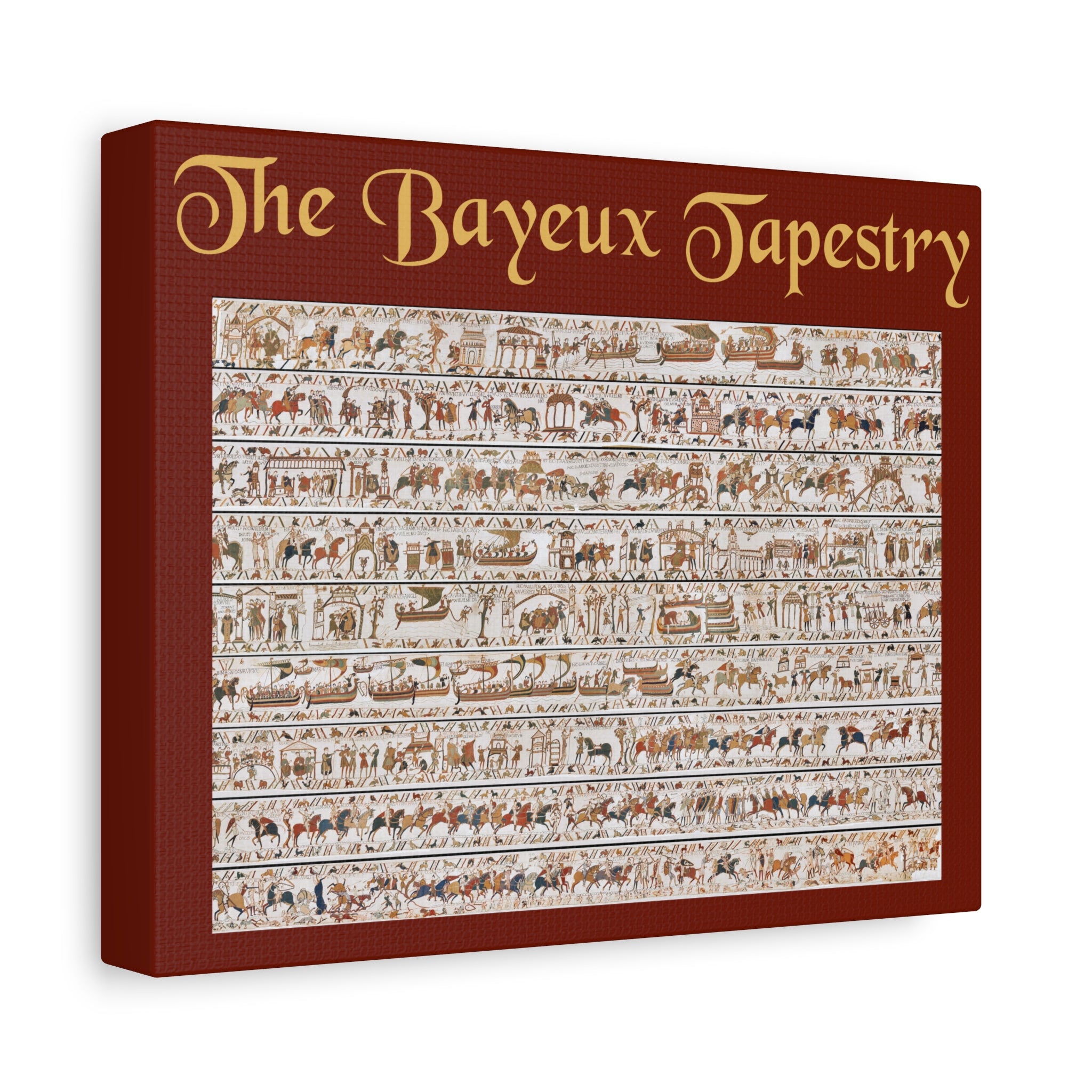 Entire Bayeux Tapestry Image Matte Canvas