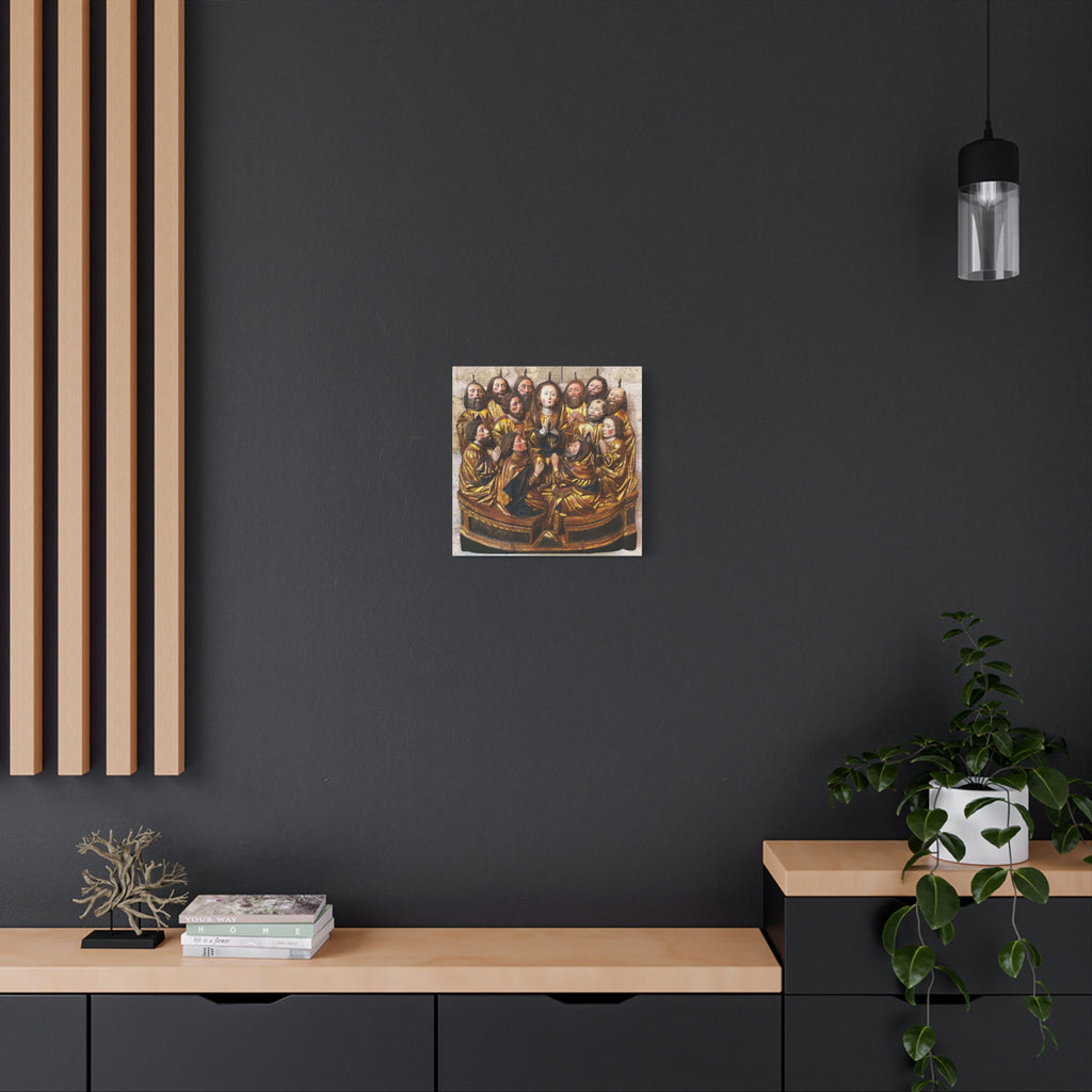 Medieval Pentecost Art Matte Canvas