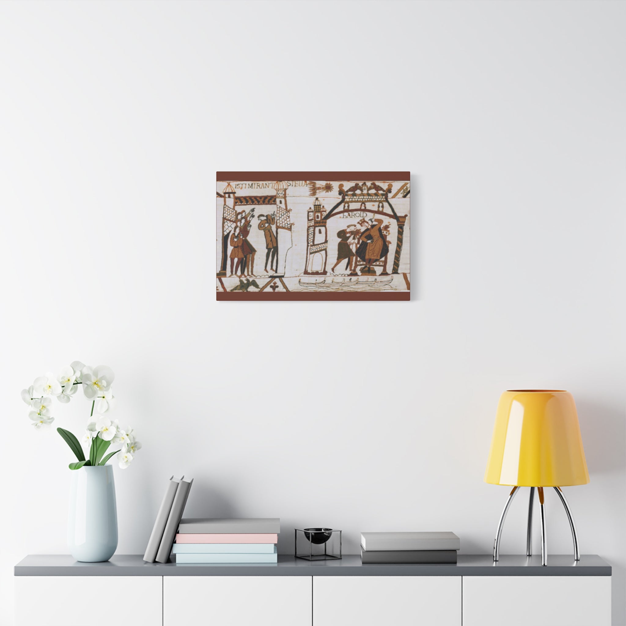 Bayeux Tapestry Halley's Comet Matte Stretched Canvas