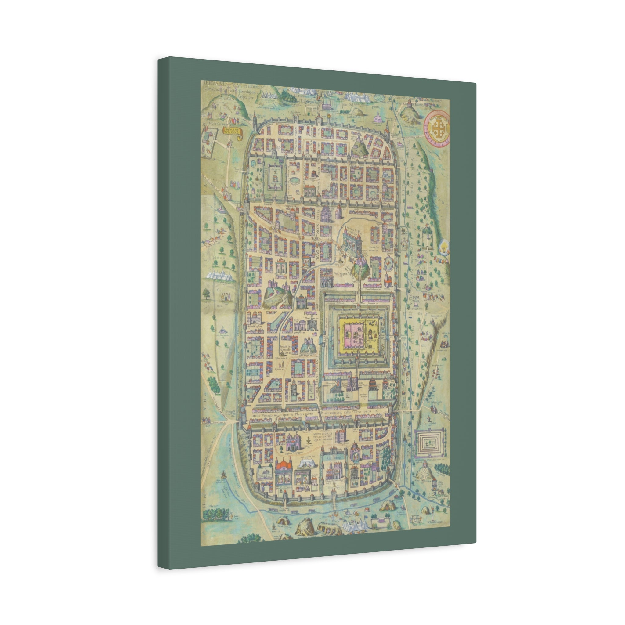 Jerusalem in the Time of Christ Canvas Print