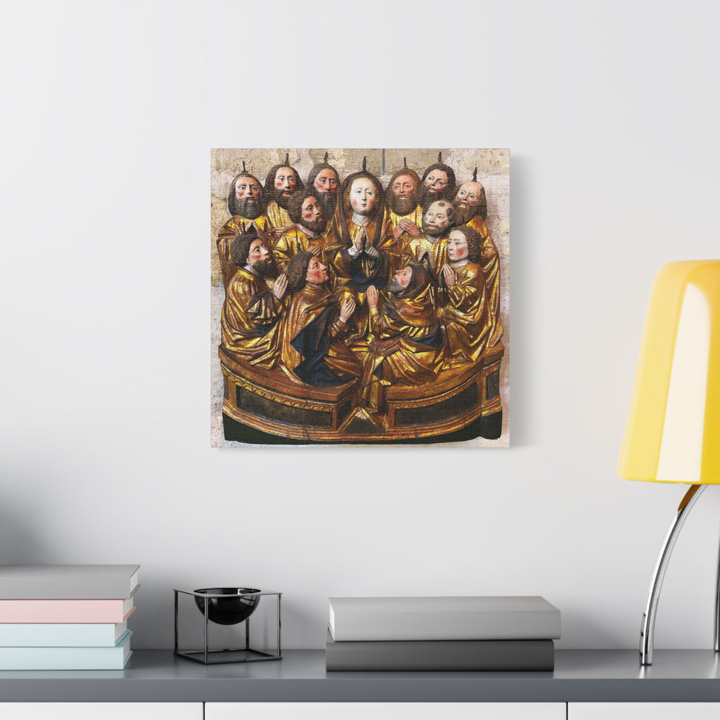 Medieval Pentecost Art Matte Canvas