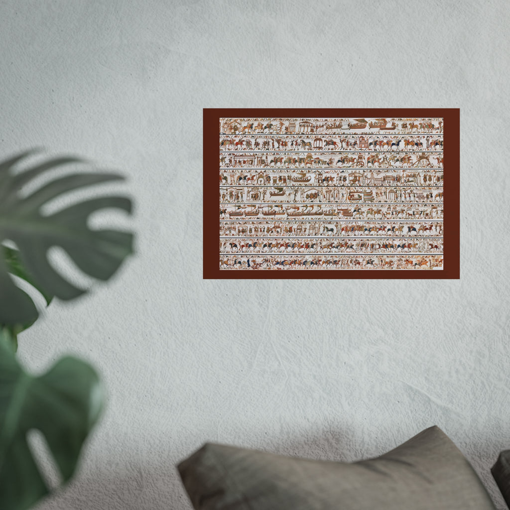 The Bayeux Tapestry in One Image Fine Art Print | The Norman Conquest Image