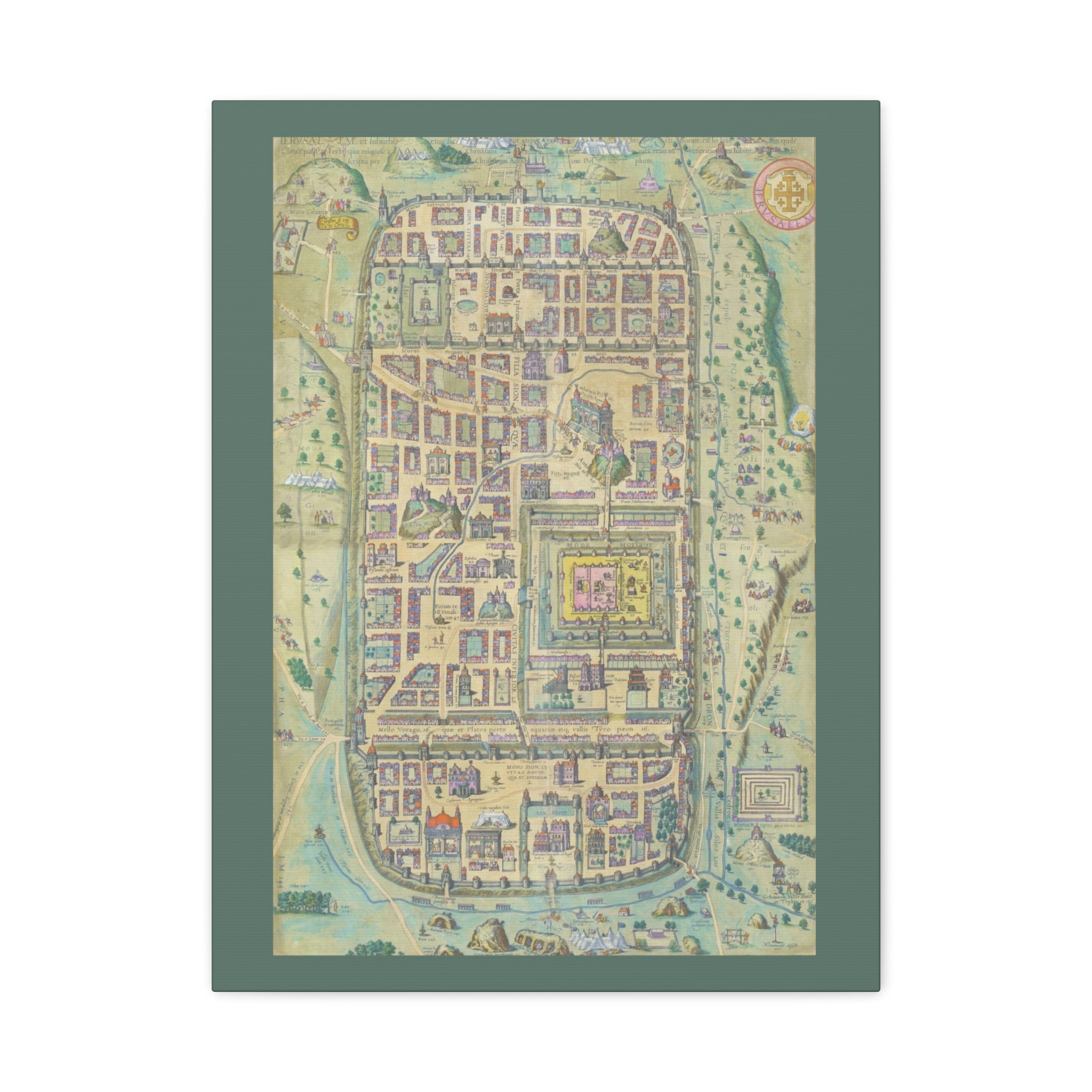 Jerusalem in the Time of Christ Canvas Print