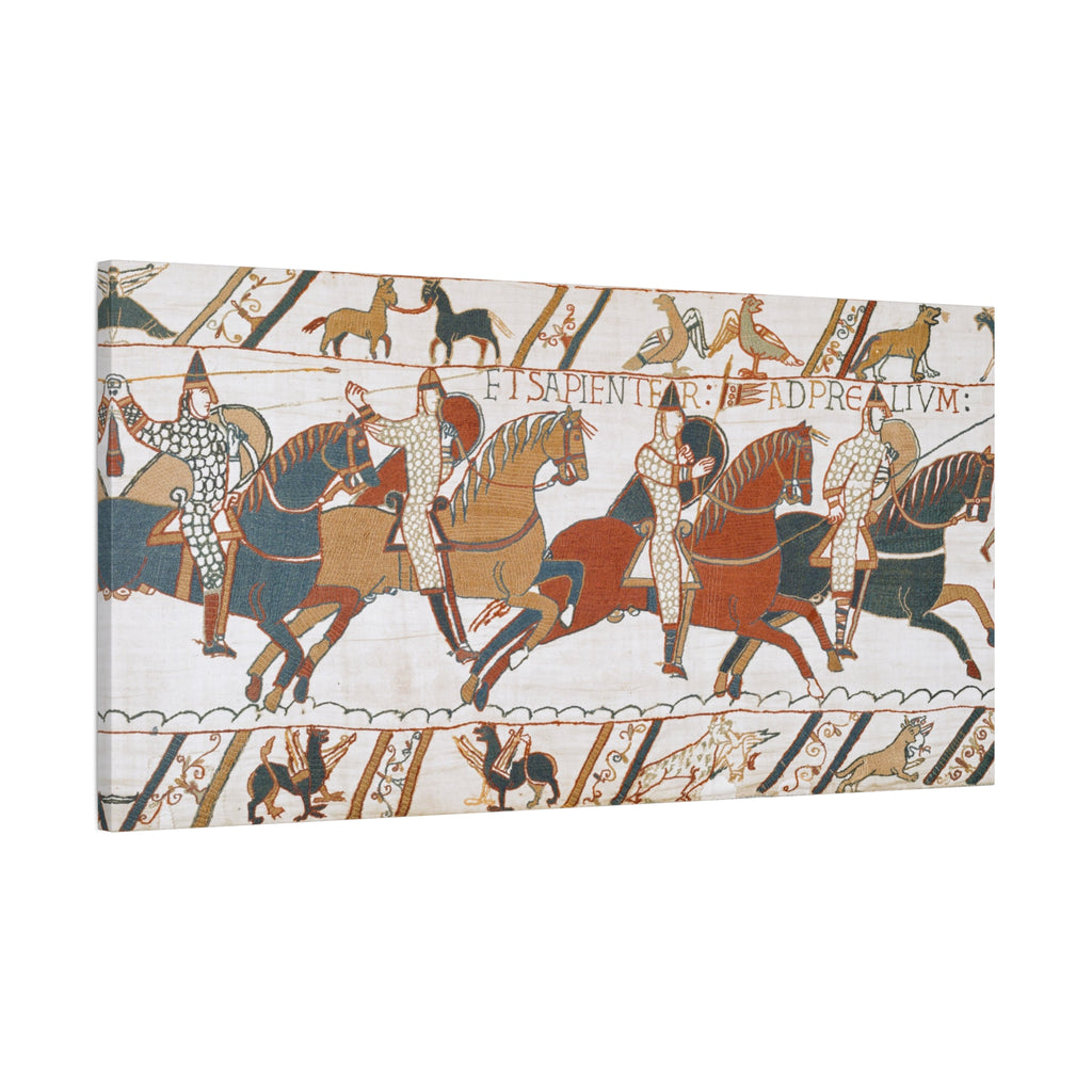 Bayeux Tapestry Cavalry Charge Canvas