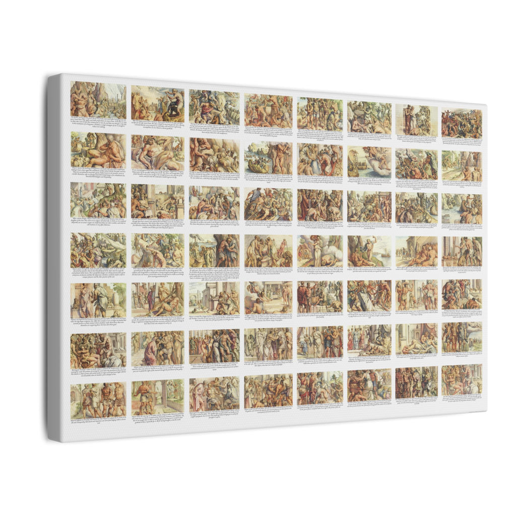 The Odyssey Collage Matte Canvas