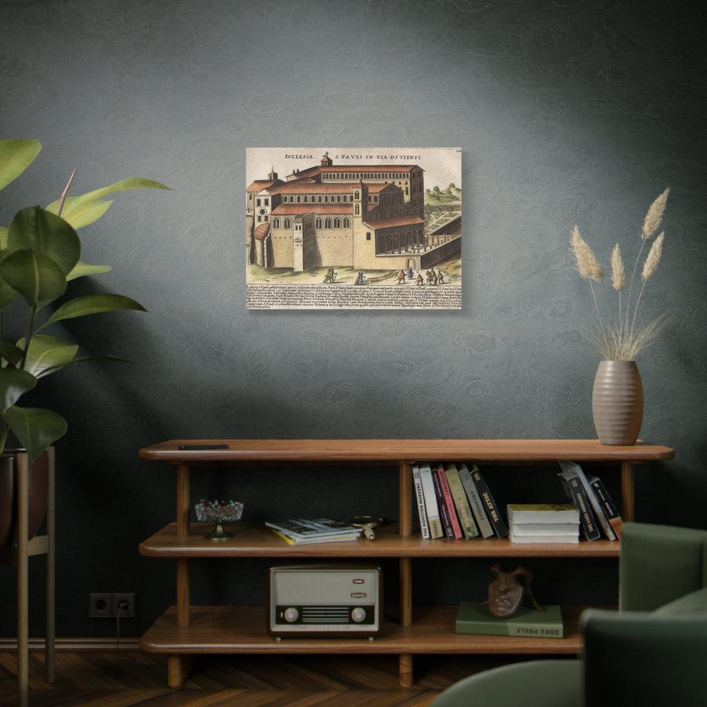 Basilica of Saint Paul Outside the Walls Historic Art Canvas