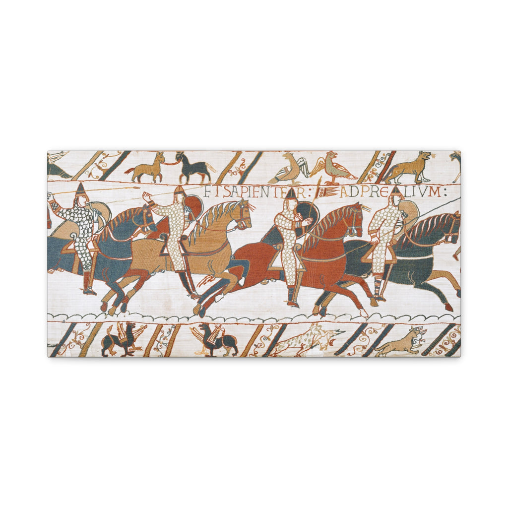 Bayeux Tapestry Cavalry Charge Canvas