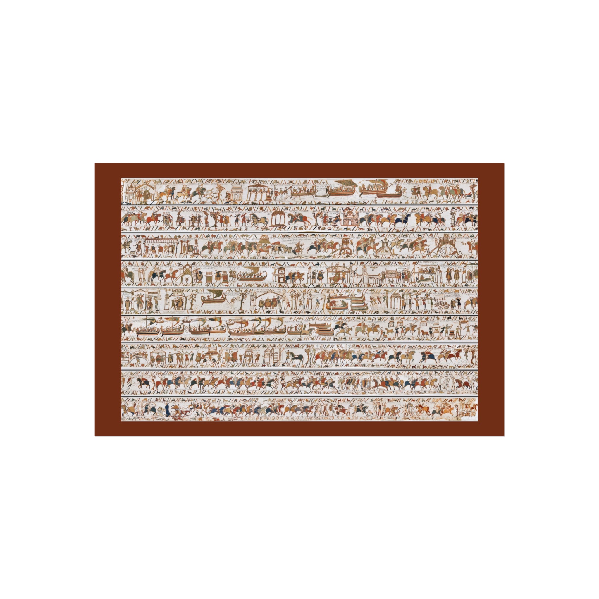 The Bayeux Tapestry in One Image Fine Art Print | The Norman Conquest Image