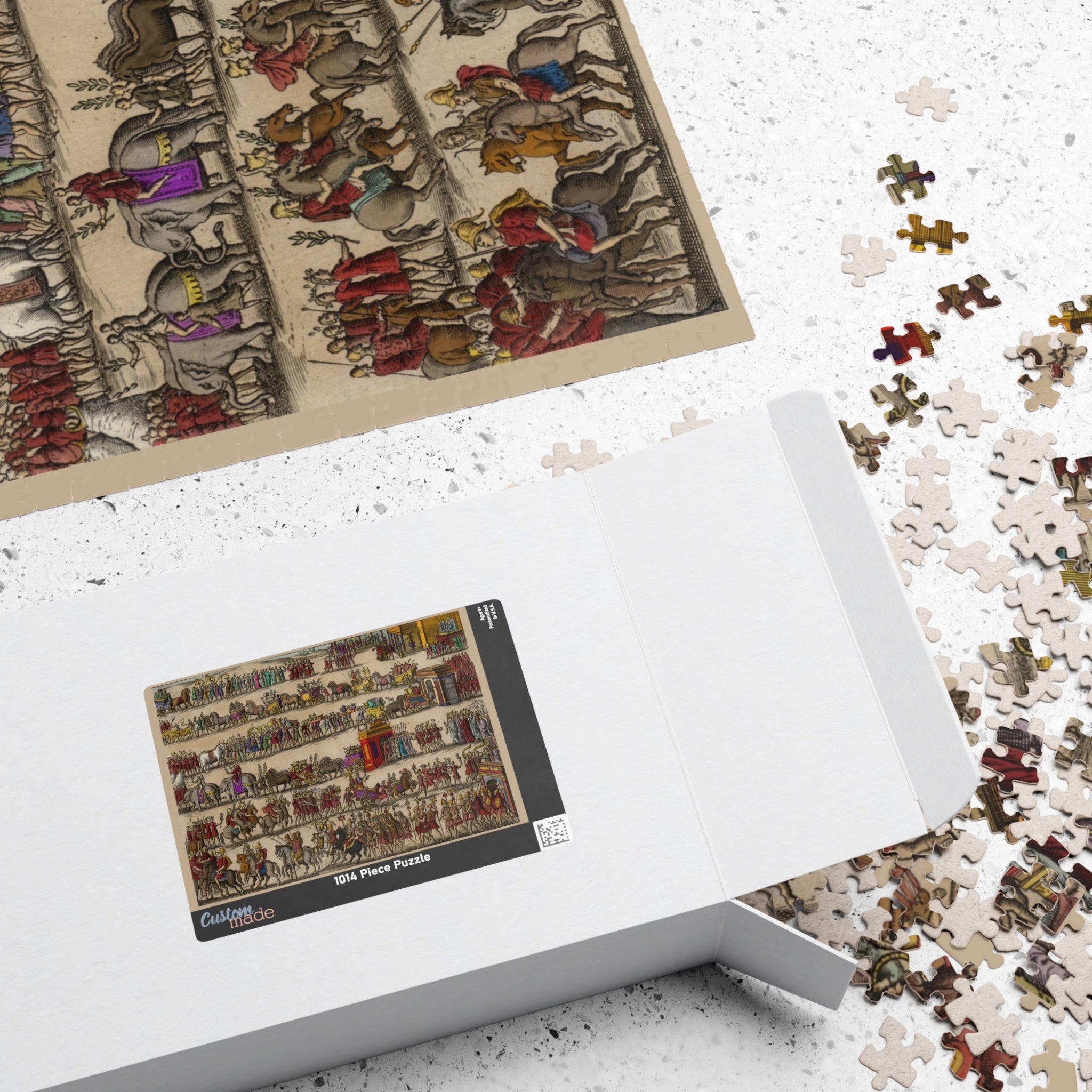 Roman Triumph Illustration Puzzle | Historical procession artwork jigsaw puzzle
