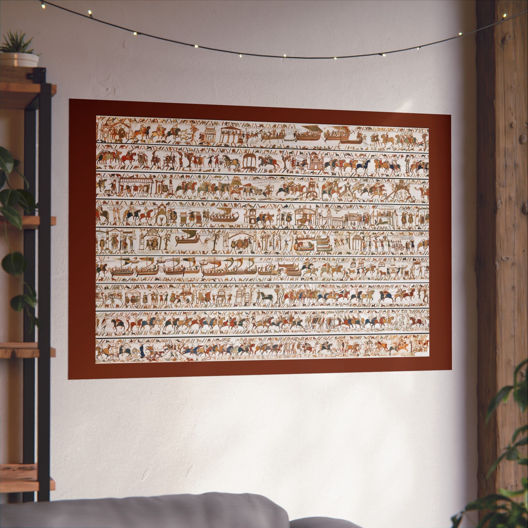 The Bayeux Tapestry in One Image Fine Art Print | The Norman Conquest Image