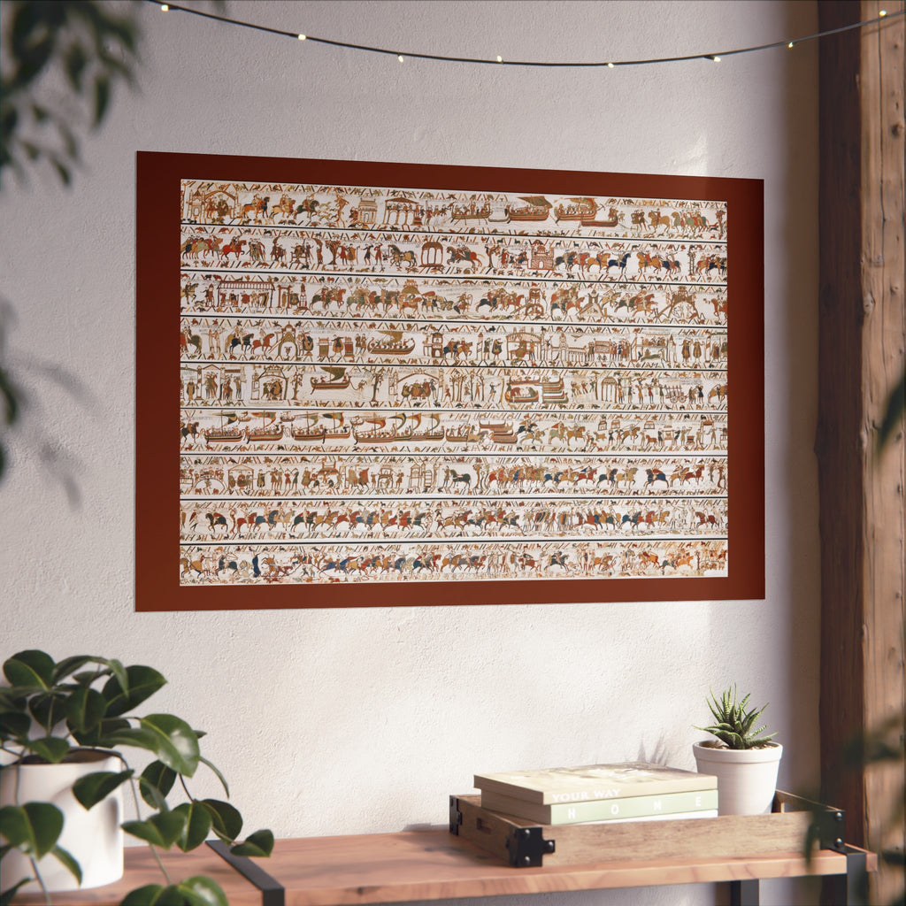 The Bayeux Tapestry in One Image Fine Art Print | The Norman Conquest Image