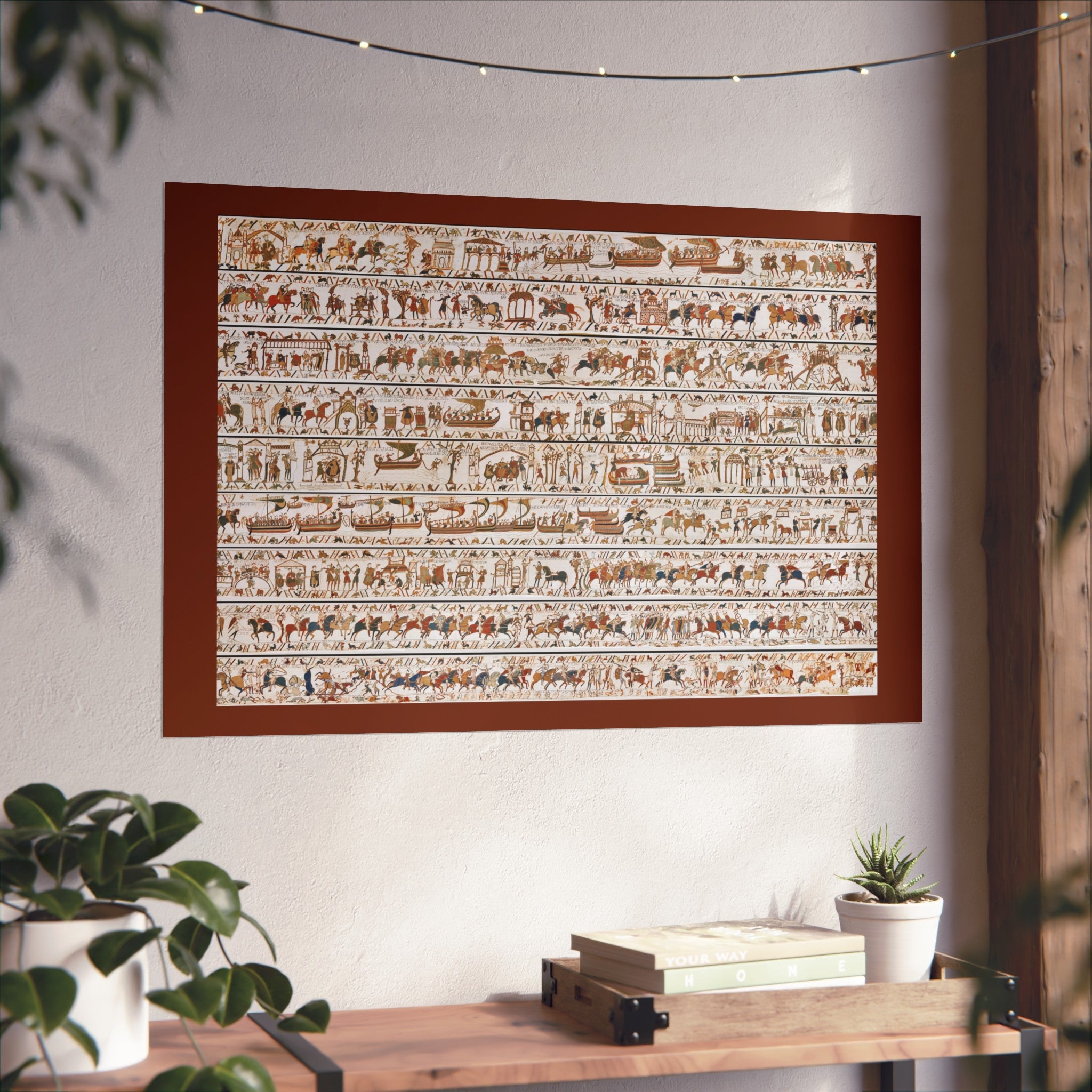 The Bayeux Tapestry in One Image Fine Art Print | The Norman Conquest Image