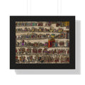 Roman Triumph Procession Framed Poster | Hand-Colored Engraving Print