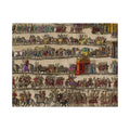 Roman Triumph Illustration Jigsaw Puzzle with Tin | Hand-Colored Engraving