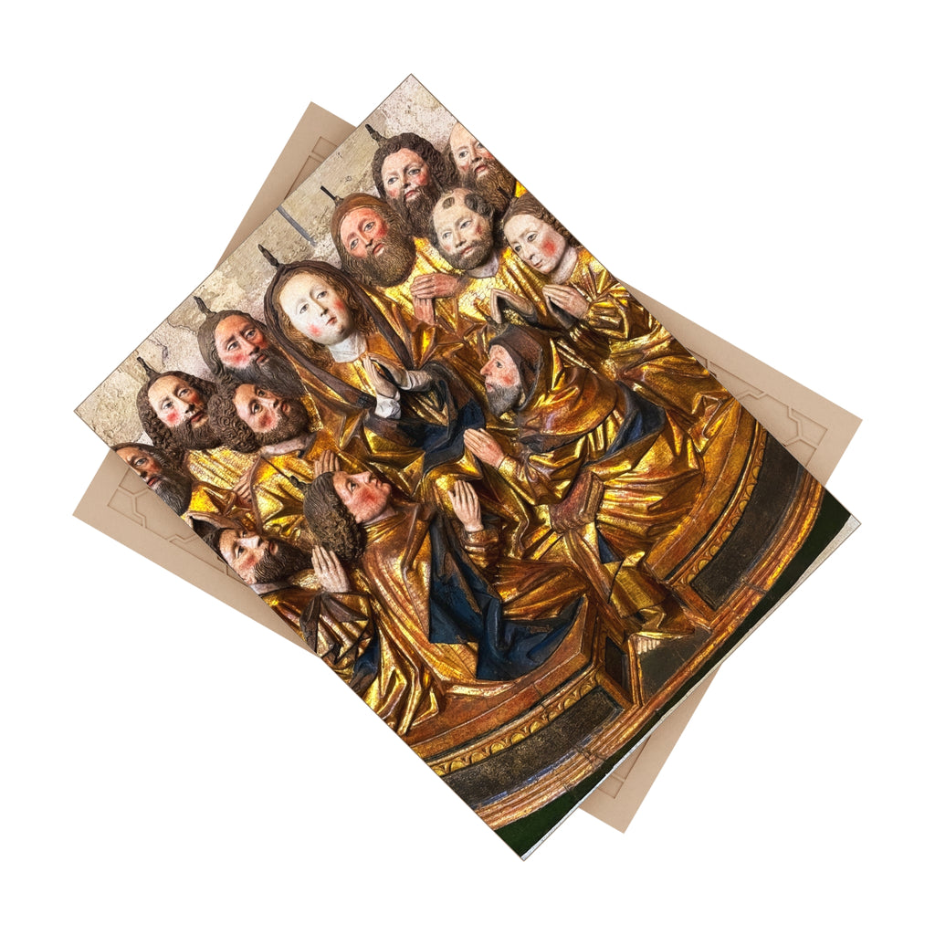 Descent of the Holy Spirit upon the Virgin and the Apostles Ceramic Photo Tile