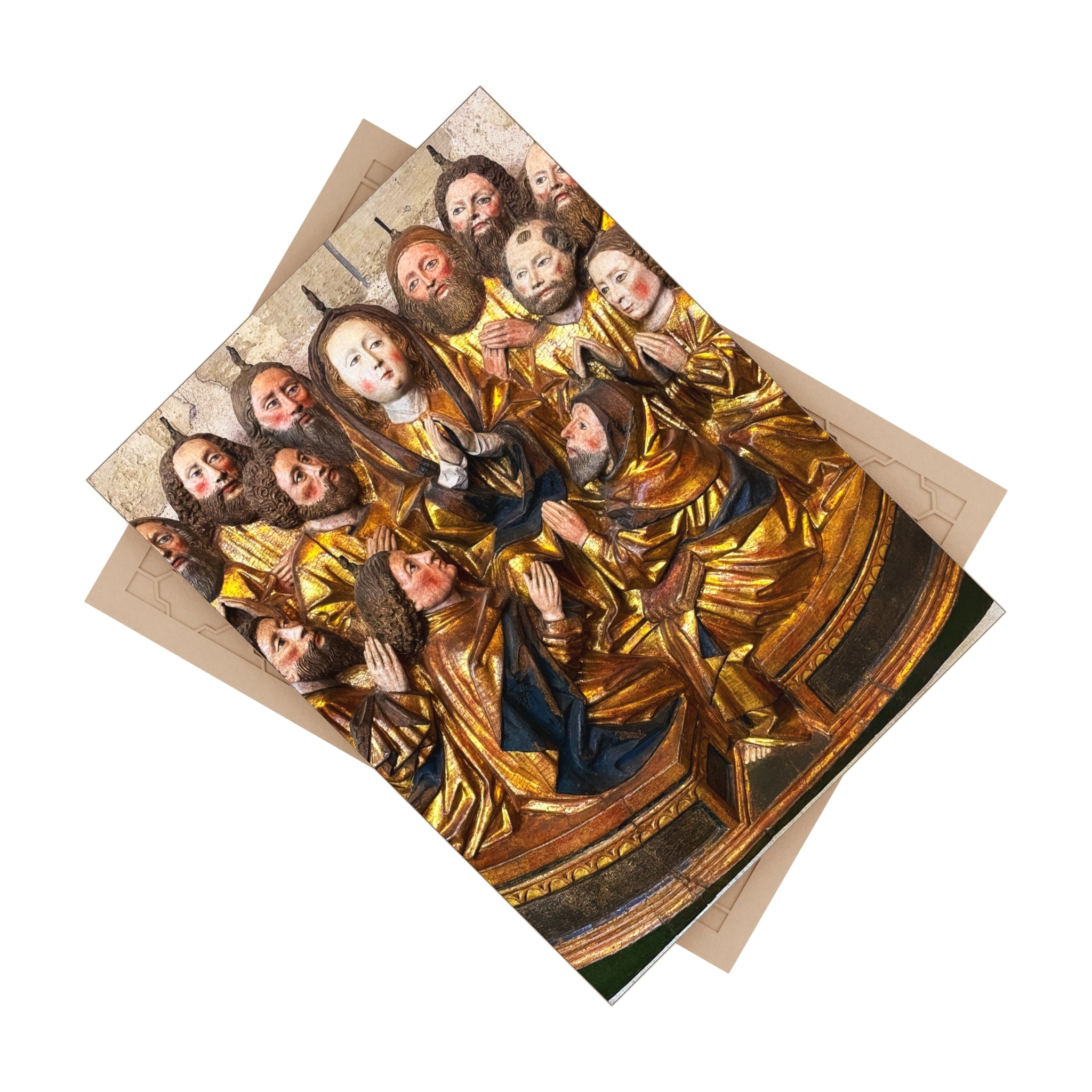 Descent of the Holy Spirit upon the Virgin and the Apostles Ceramic Photo Tile