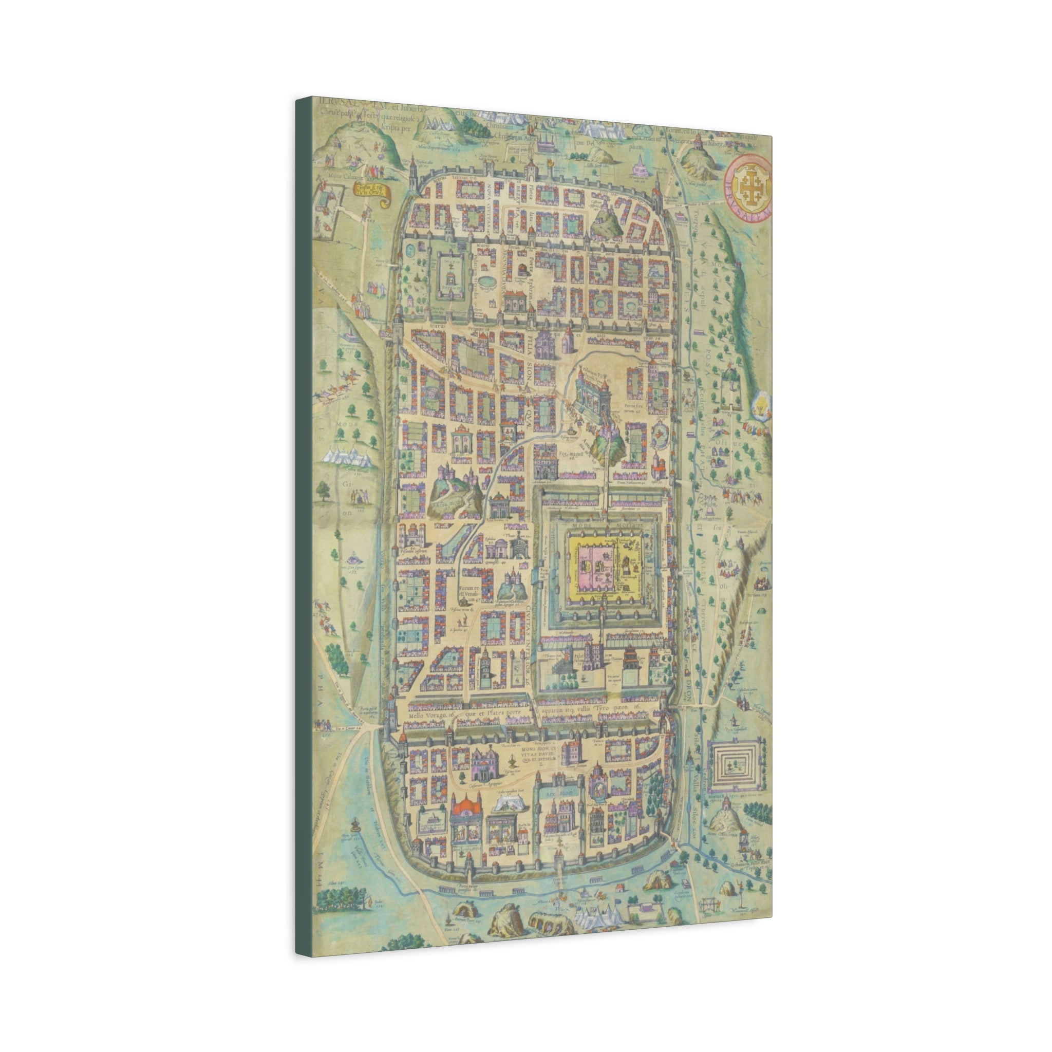 Jerusalem in the Time of Christ Canvas Print