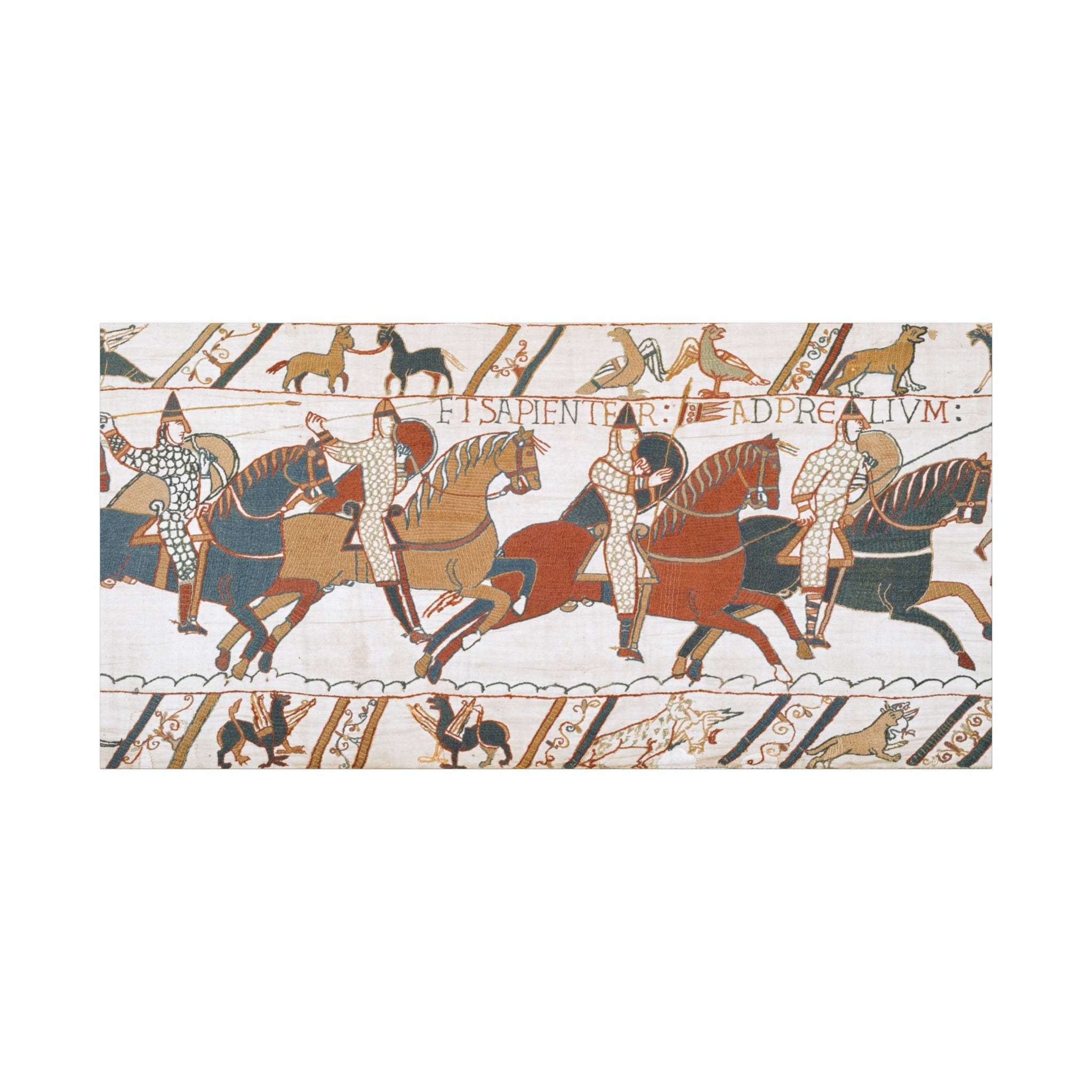 Bayeux Tapestry Cavalry Charge Canvas