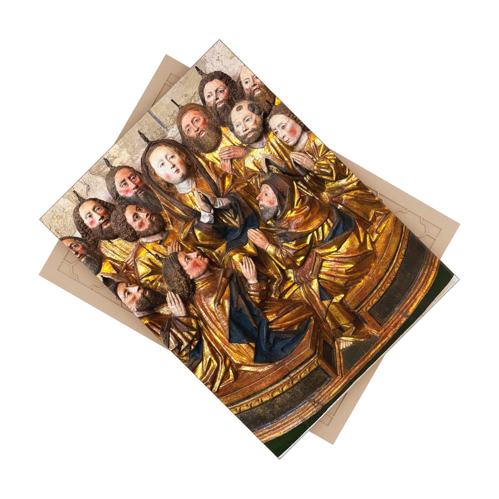 Descent of the Holy Spirit upon the Virgin and the Apostles Ceramic Photo Tile