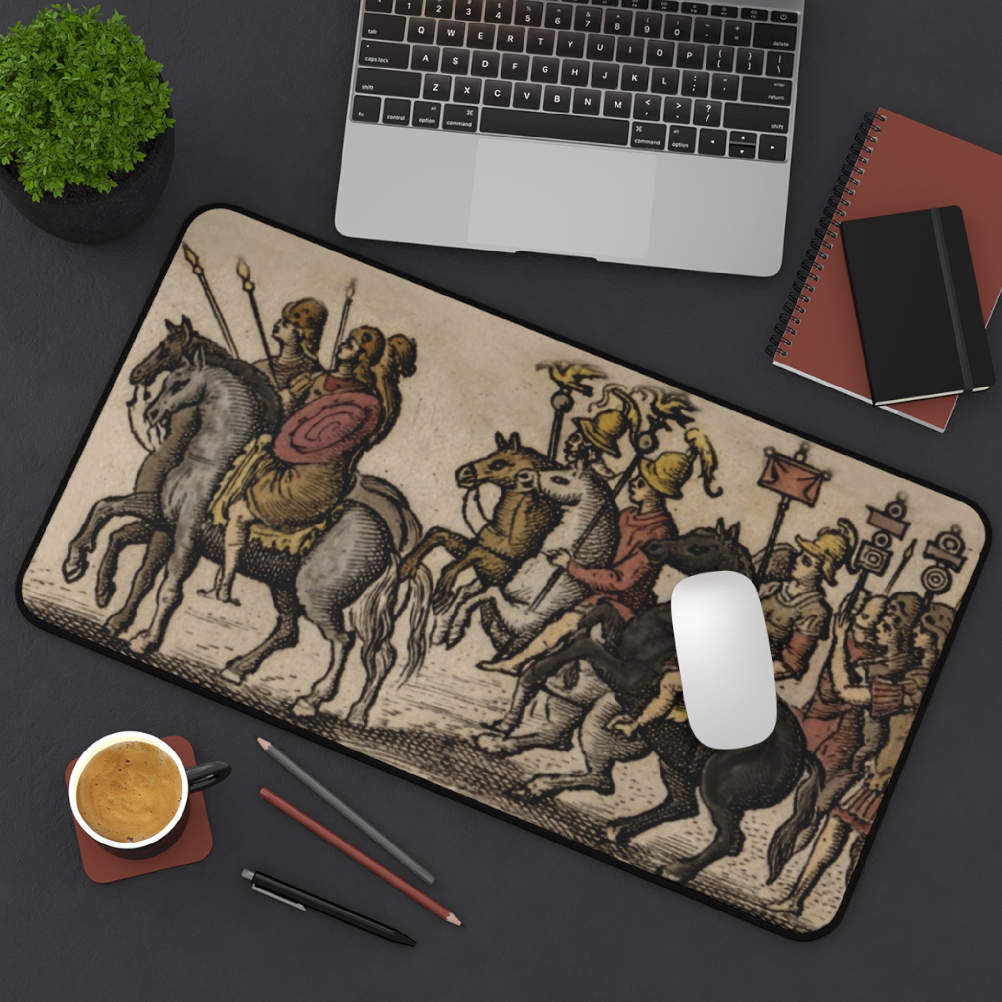 Ancient Roman Triumph Procession Desk Mat | Classical Roman Art Mouse Pad