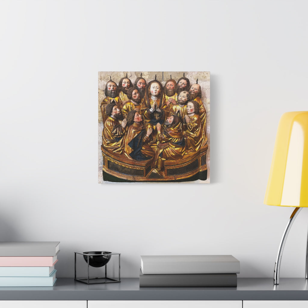 Medieval Pentecost Art Matte Canvas