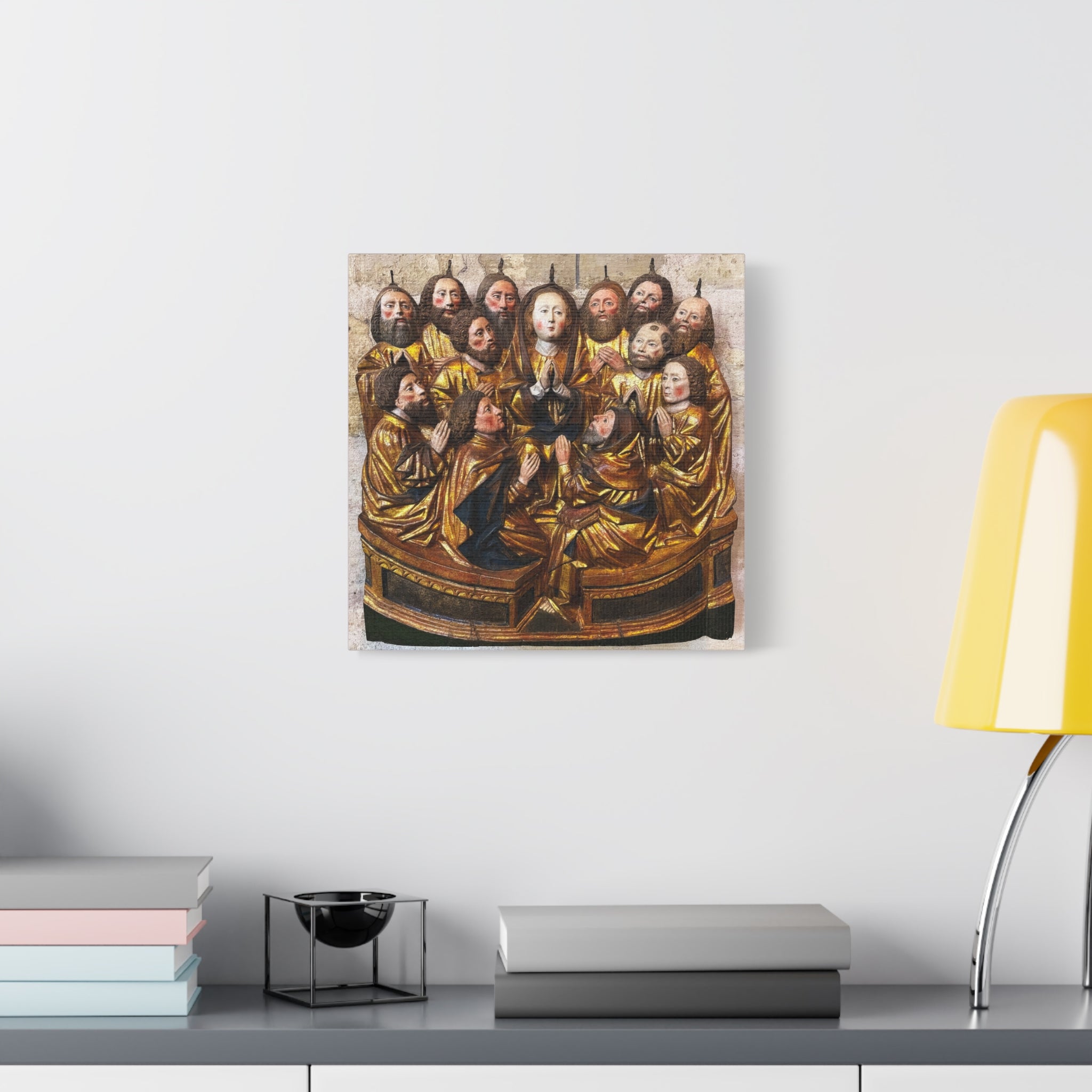 Medieval Pentecost Art Matte Canvas