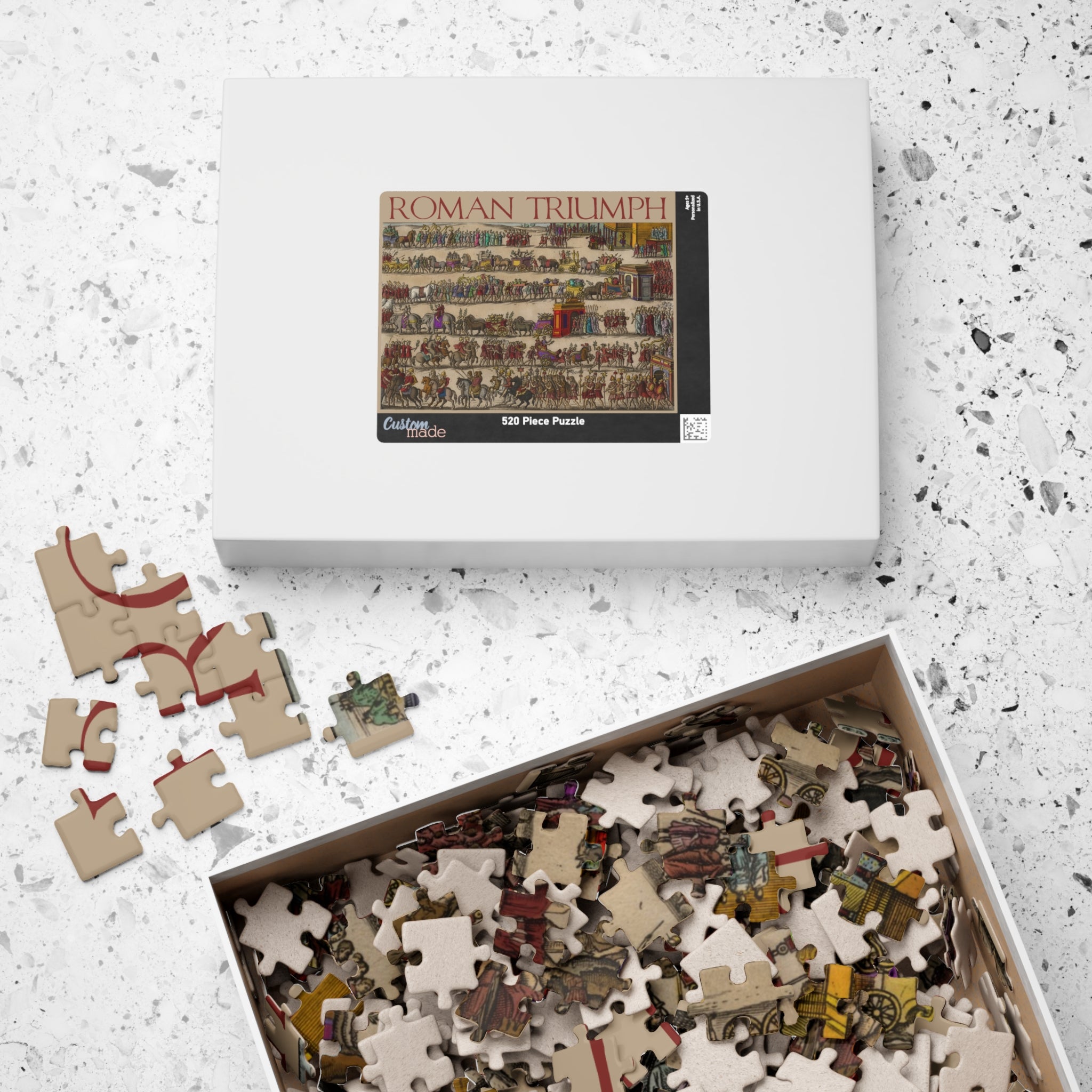 Roman Triumph Illustration Puzzle | Historical procession artwork jigsaw puzzle
