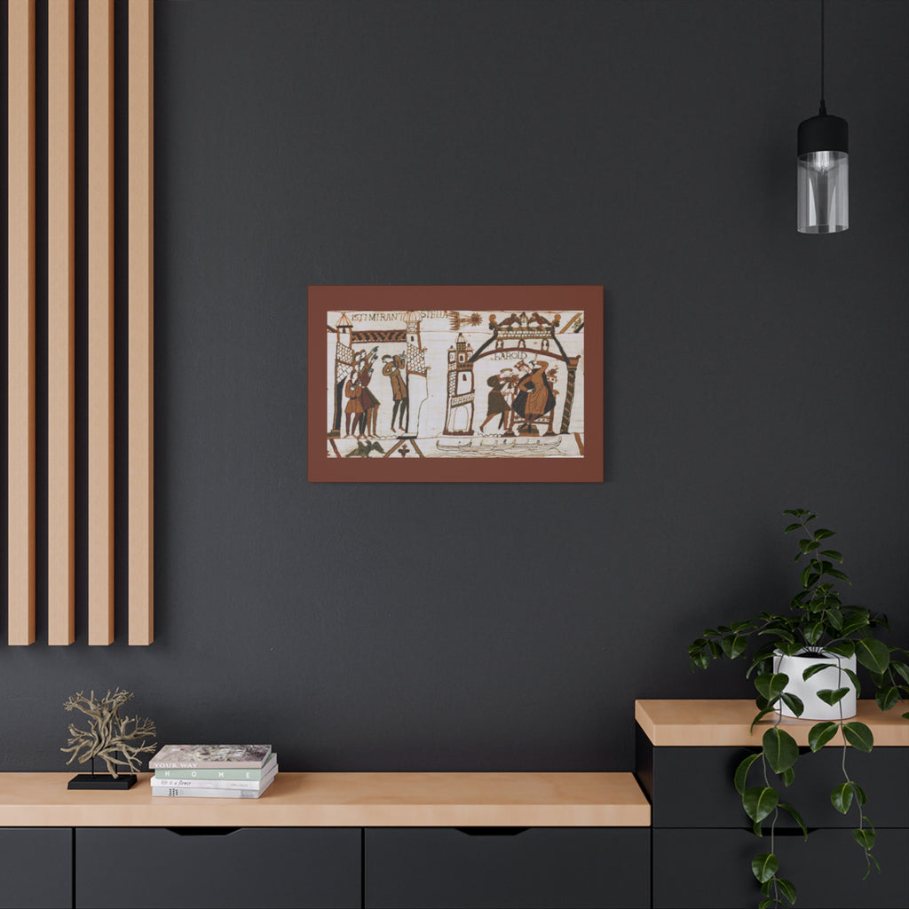Bayeux Tapestry Halley's Comet Matte Stretched Canvas