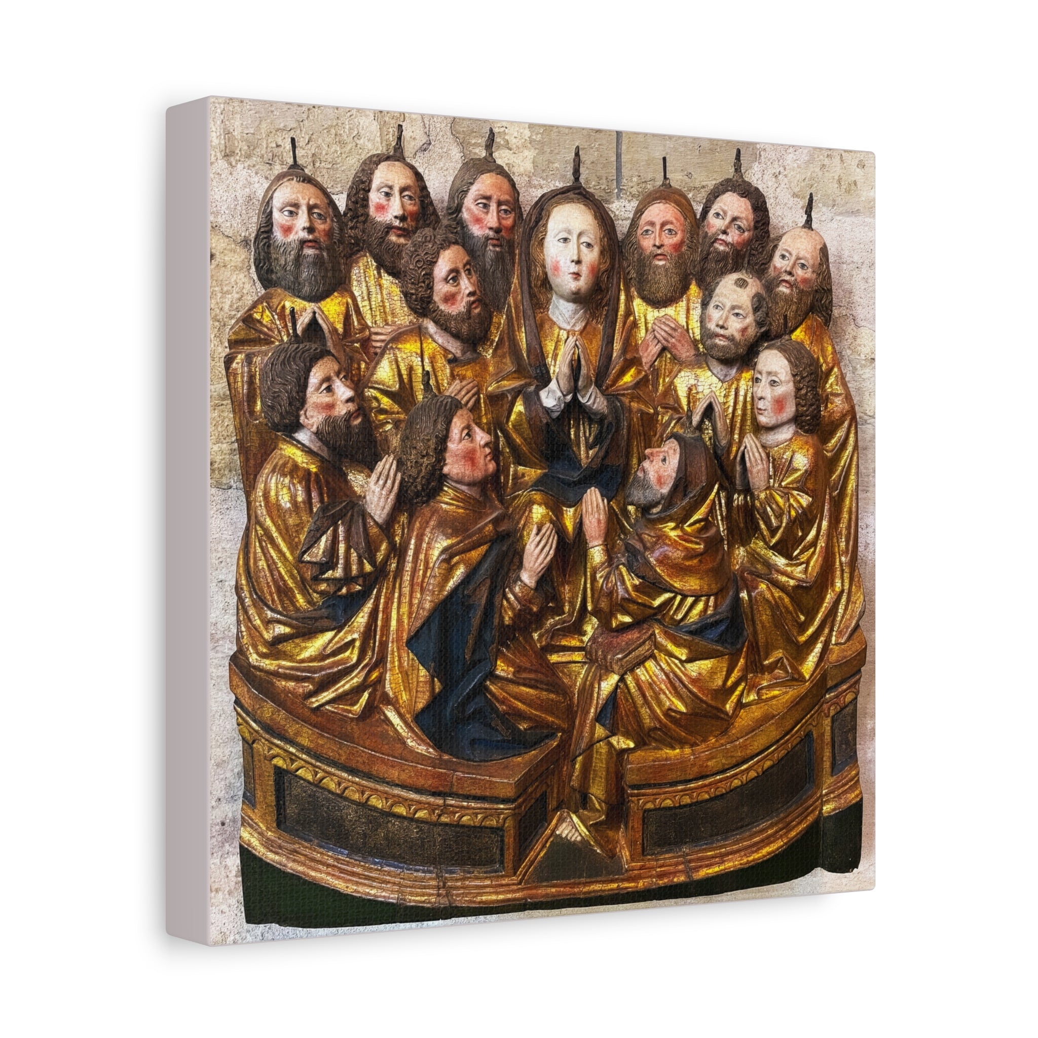 Medieval Pentecost Art Matte Canvas