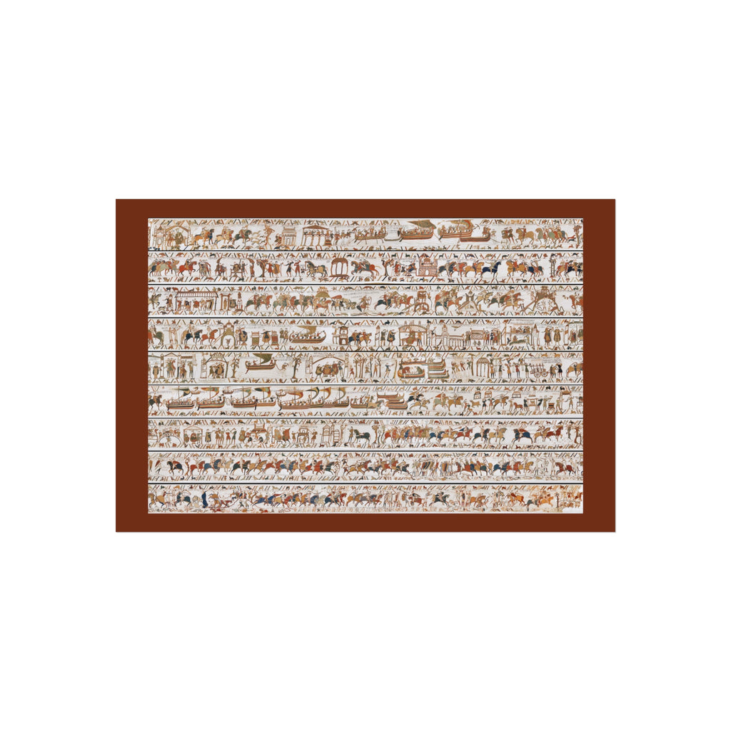 The Bayeux Tapestry in One Image Fine Art Print | The Norman Conquest Image