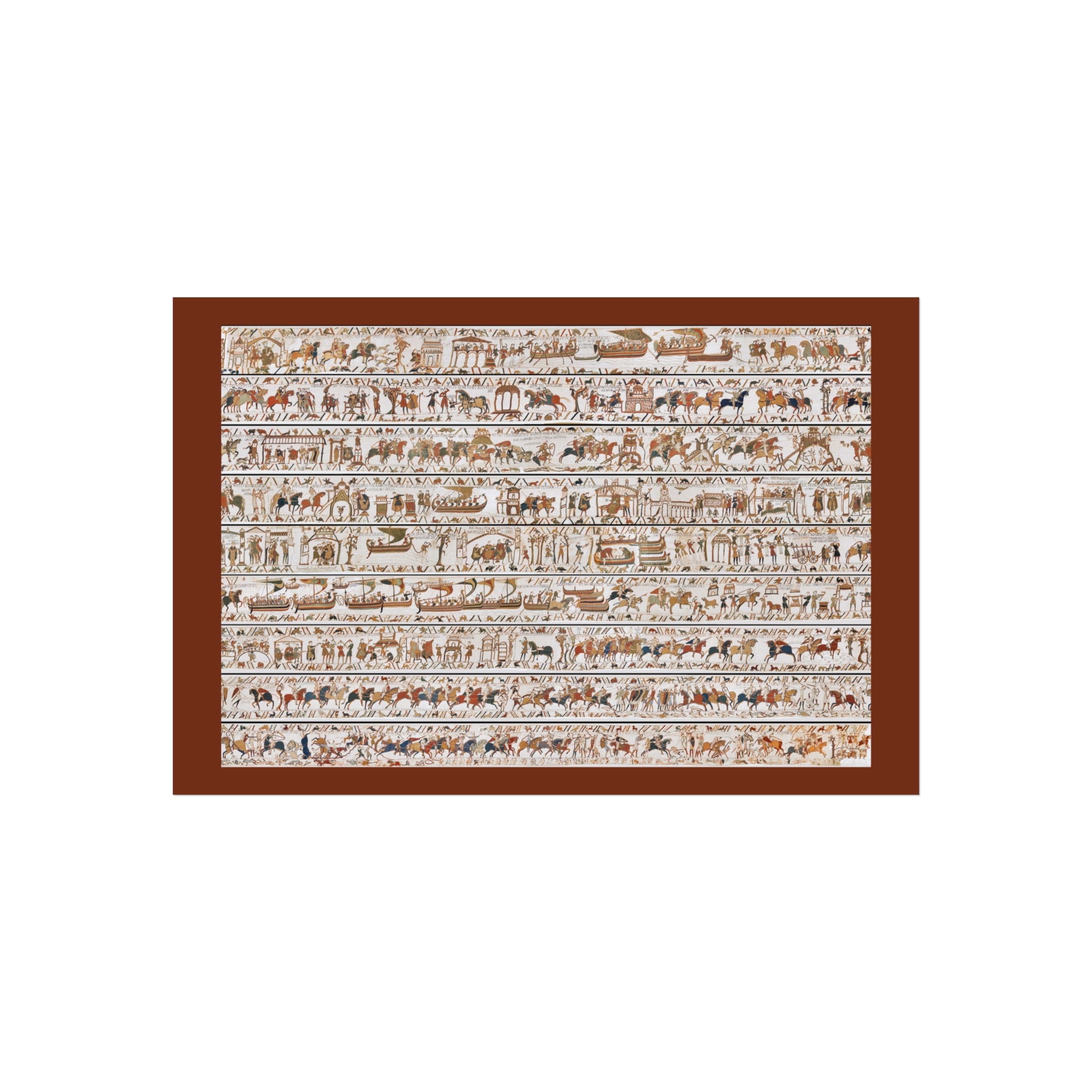 The Bayeux Tapestry in One Image Fine Art Print | The Norman Conquest Image