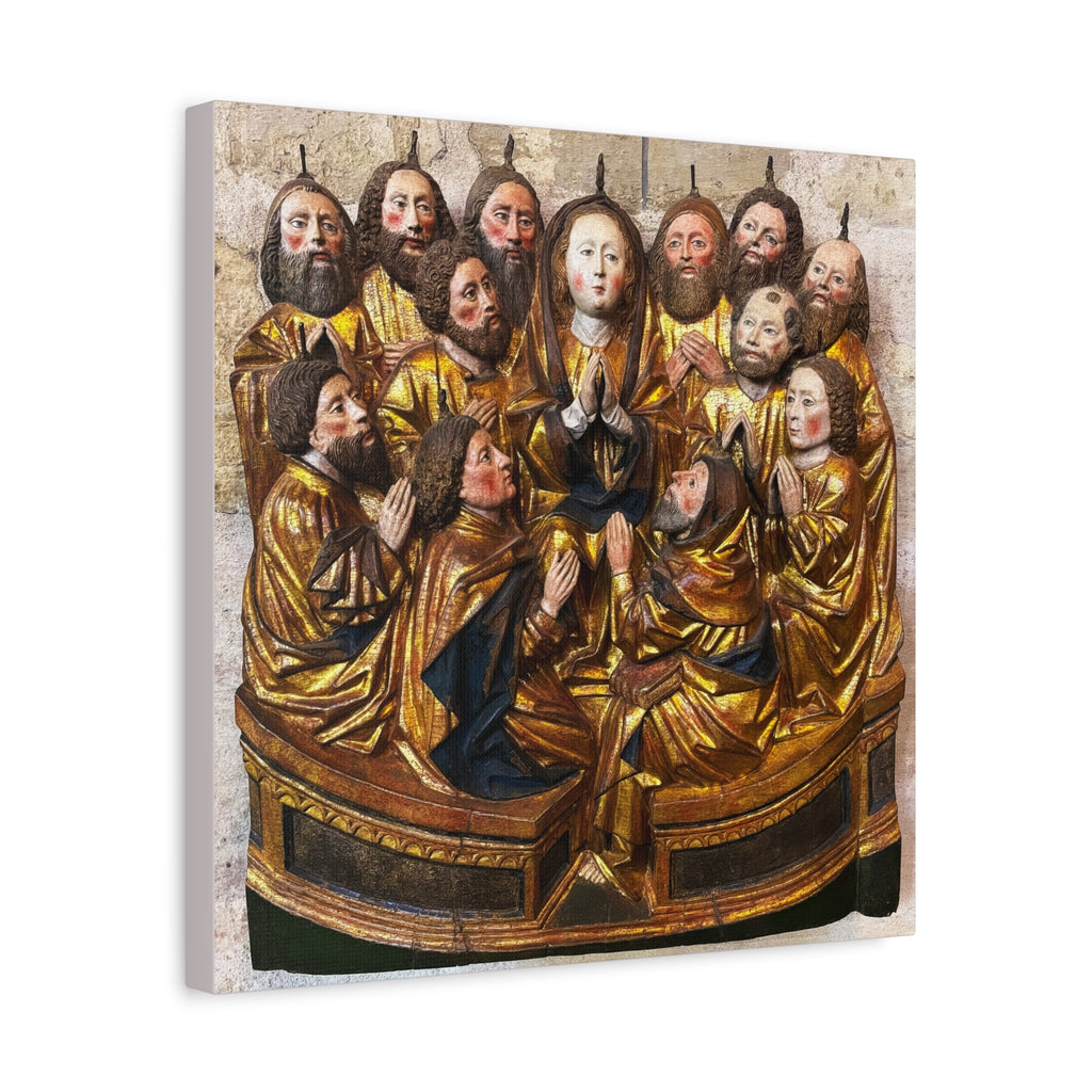 Medieval Pentecost Art Matte Canvas