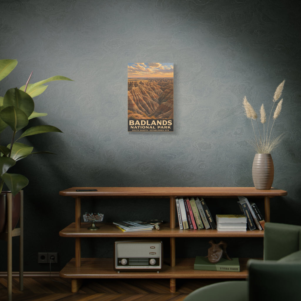 Badlands National Park Matte Canvas Wall Art — Stretched 1.25"