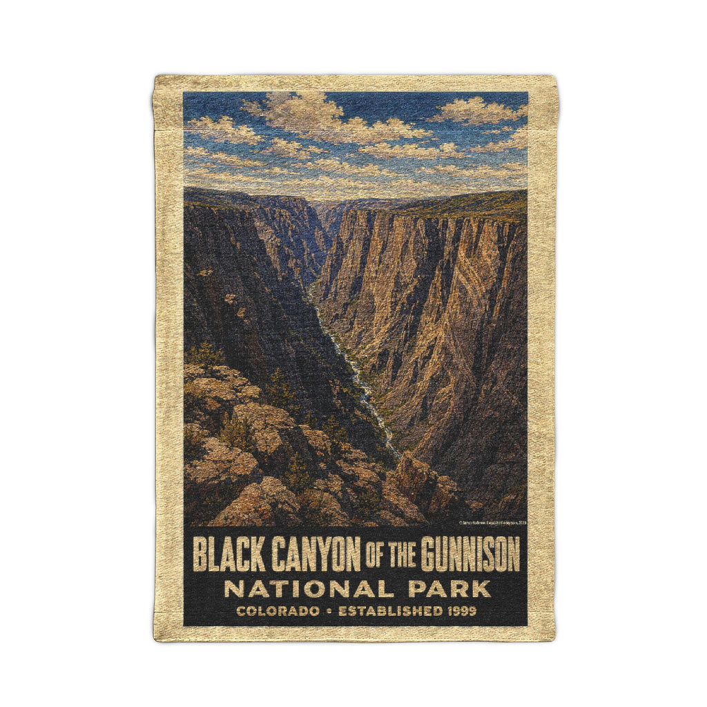 Grand Canyon National Park Woven Tapestry — Vintage National Park Wall Art