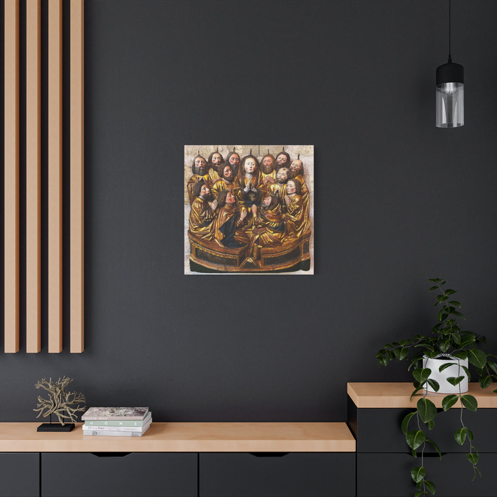 Medieval Pentecost Art Matte Canvas