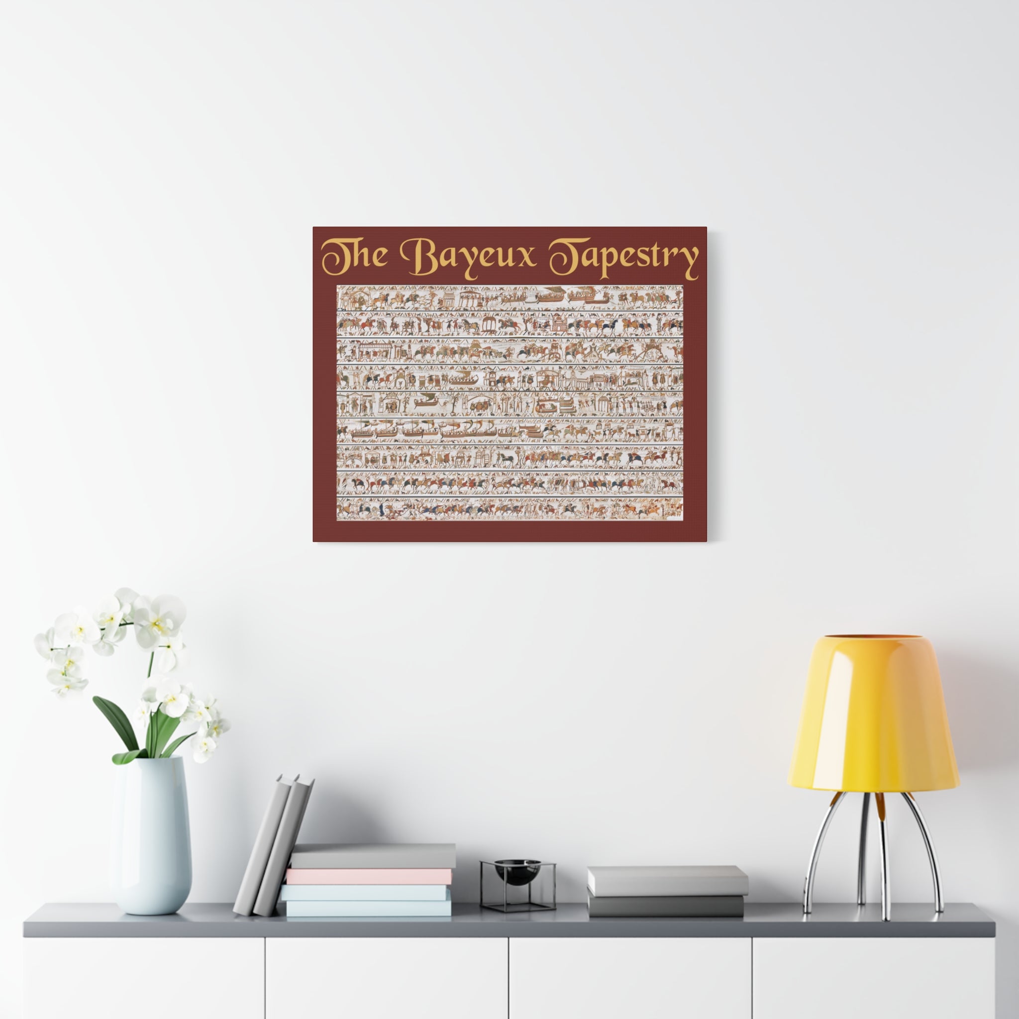 Entire Bayeux Tapestry Image Matte Canvas