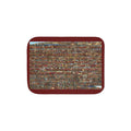 Sherpa Blanket — Rustic Brick Wall Pattern Cozy Throw
