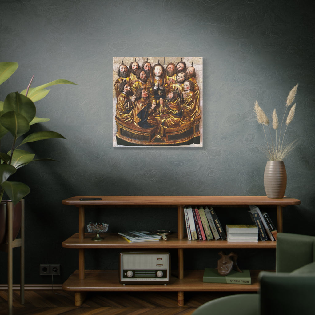 Medieval Pentecost Art Matte Canvas