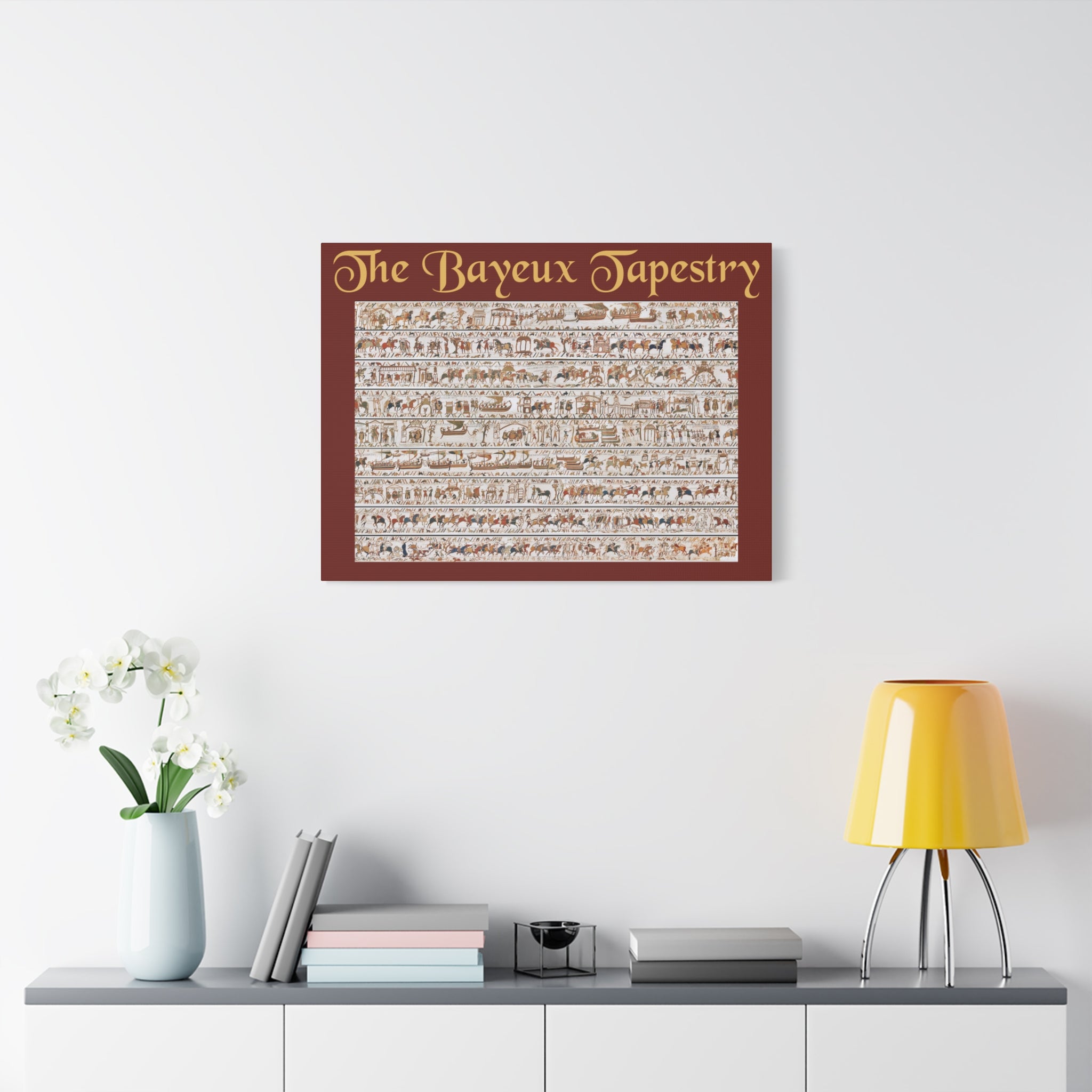Entire Bayeux Tapestry Image Matte Canvas